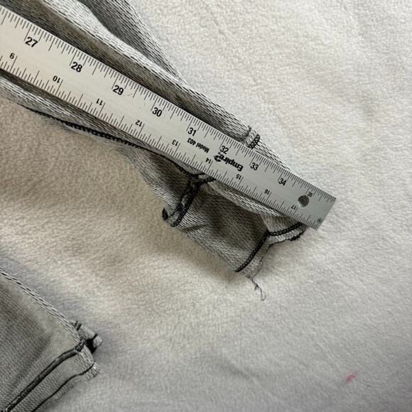 Affliction Shirt Mens large Gray Thermal Reversible Live Fast Graphic Grunge y2k - Picture 5 of 12